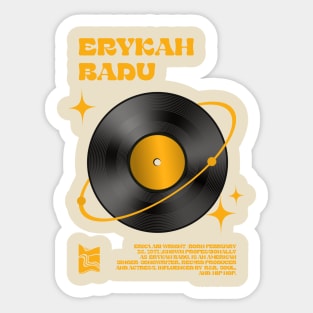 Erykah badu Sticker